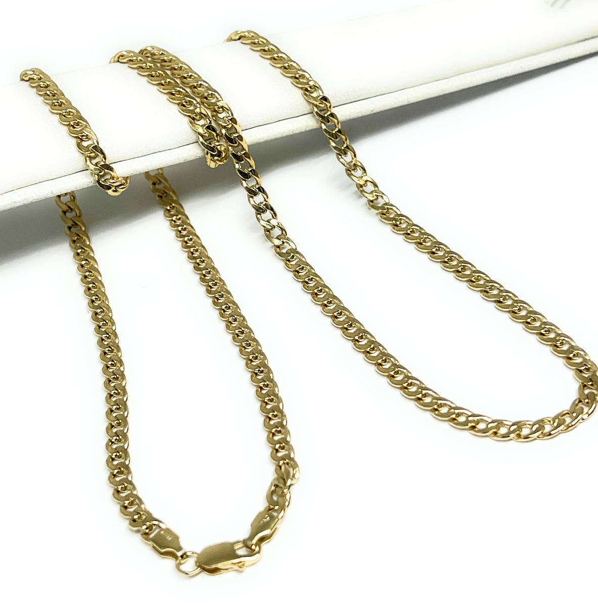 アクセサリー 10K yellow gold Miami cuban link chain 3 10k Yellow Gold Solid Cuban Link Chain 8.5 mm – Avianne Jewelers