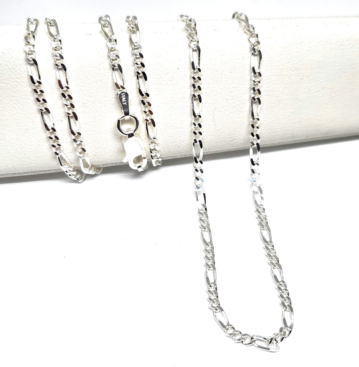 K*Z様 UNOAERRE18KYGダブルフィガロ 925 Silver Figaro Chain 18-24 inch 2.2mm – Fran & Co. Jewelry Inc.