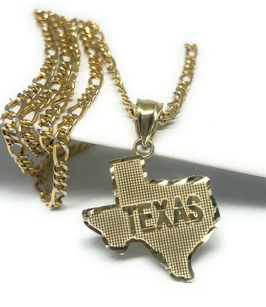 CUPENDA Texas Shape Necklace - 925 Sterling Silver State Map Pendant With Adjustable Chain - View #3