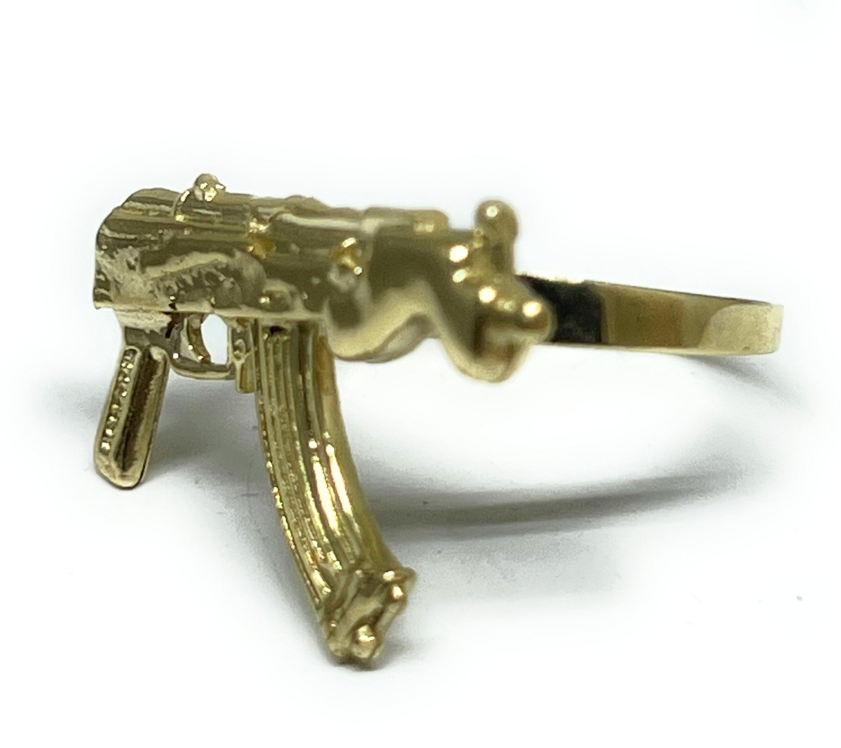 Mgp Rings 10k Solid Gold Yellow MP5 MACHINE GUN DRACO RING – Fran & Co. Jewelry Inc.