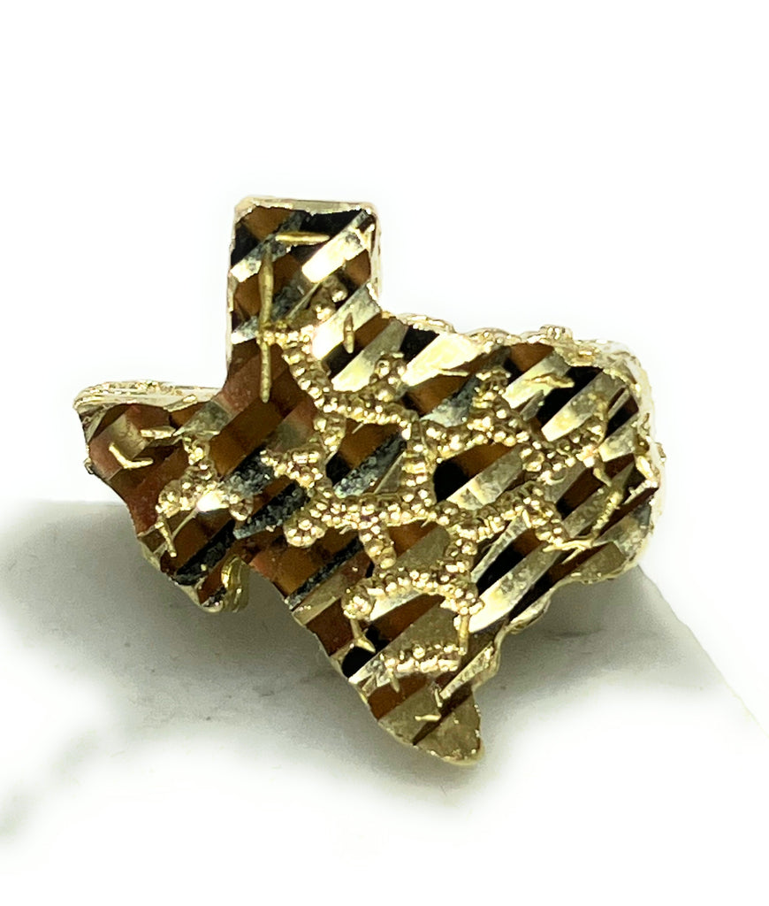 10k Solid Gold TEXAS Nugget Ring – Fran & Co. Jewelry Inc.