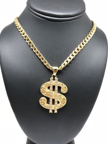 Iced Out New Hip Hop Circus Money Bag Letter Pendant Fit Cuban