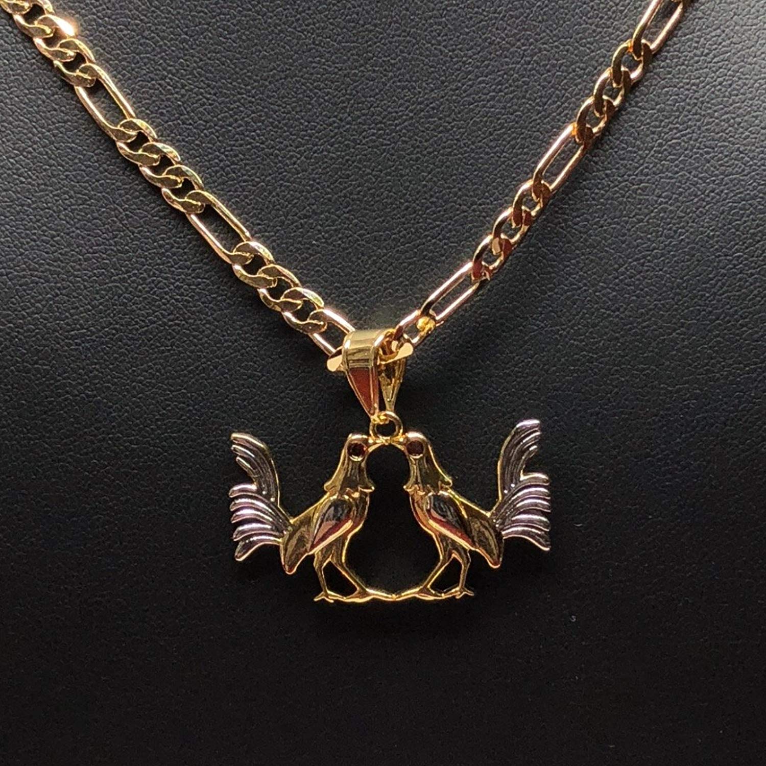 Gold Rooster Pendant Necklace - Skin-Friendly, 16-24 Inch Chain, Animal Jewelry Gold Rooster Pendant Necklace - Skin-Friendly, 16-24 Inch Chain, Animal Jewelry
