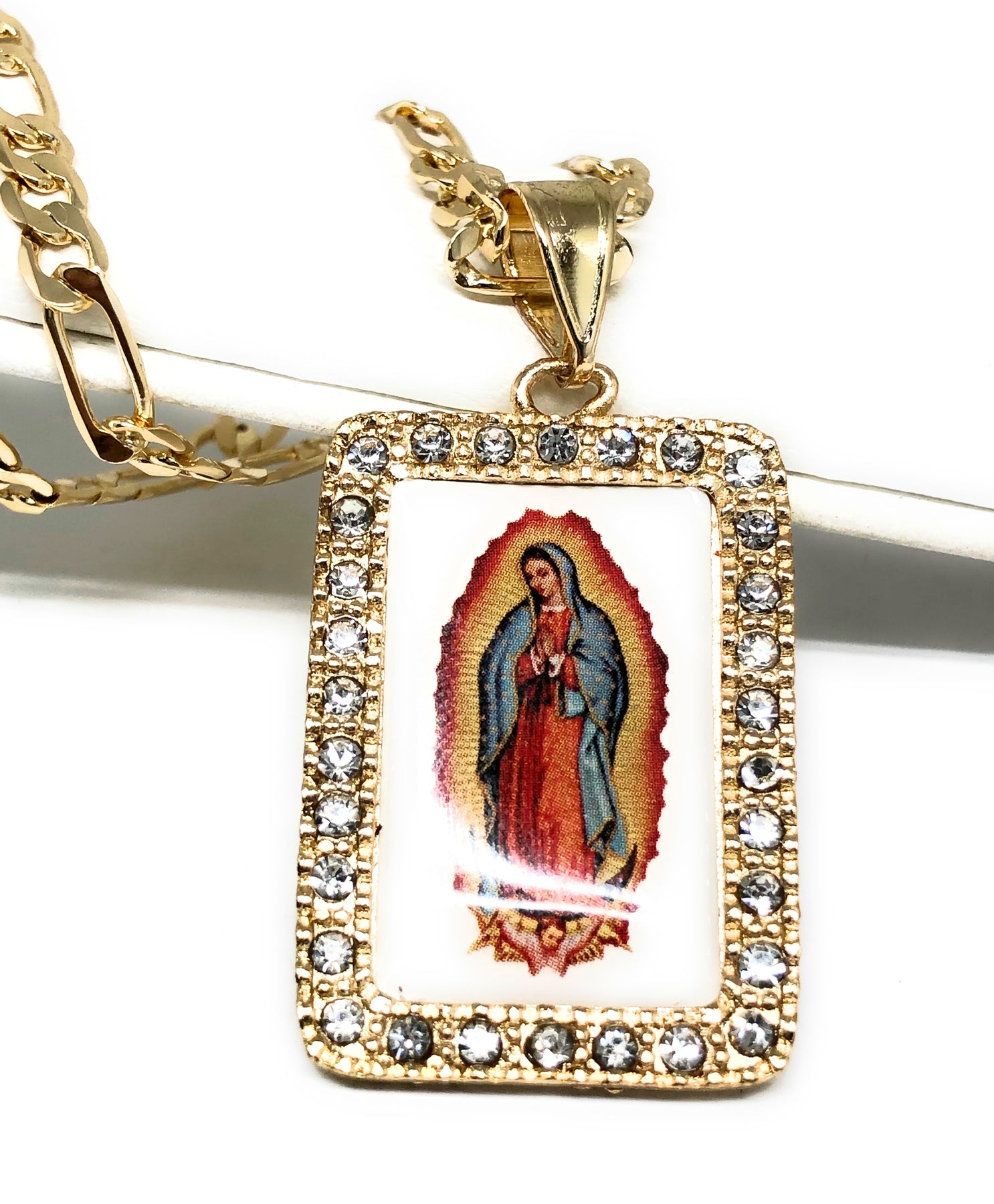 Gold Pendants - The Our Lady Guadalupe Gold Pendant