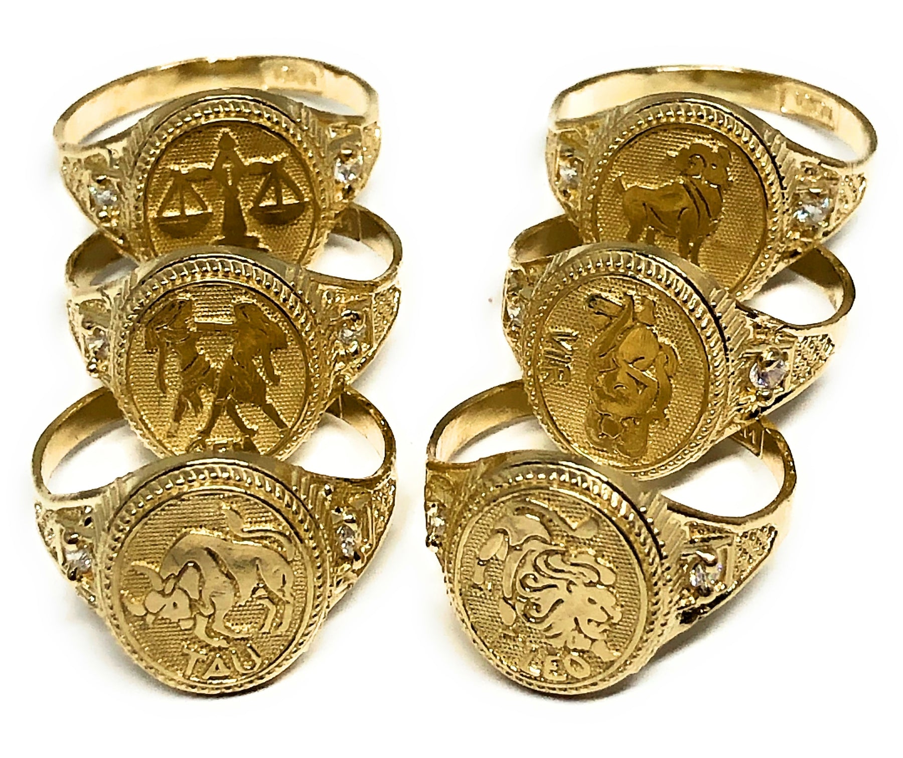 Birth Signs Rings Zodiac star ring - Horoscopeaz.com
