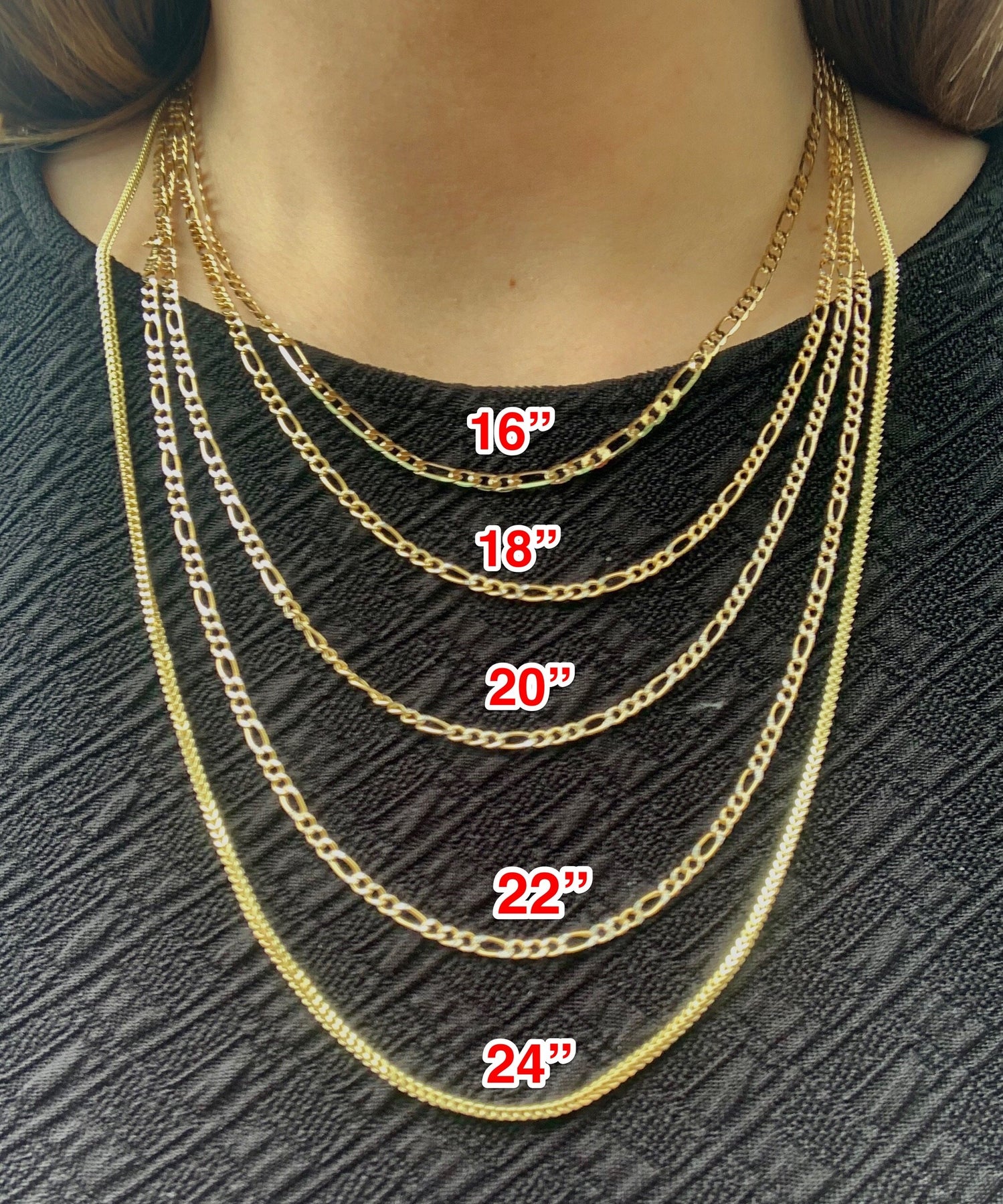 10k Cadena de 18 a pulgadas de 2,5 mm – Fran & Co Jewelry