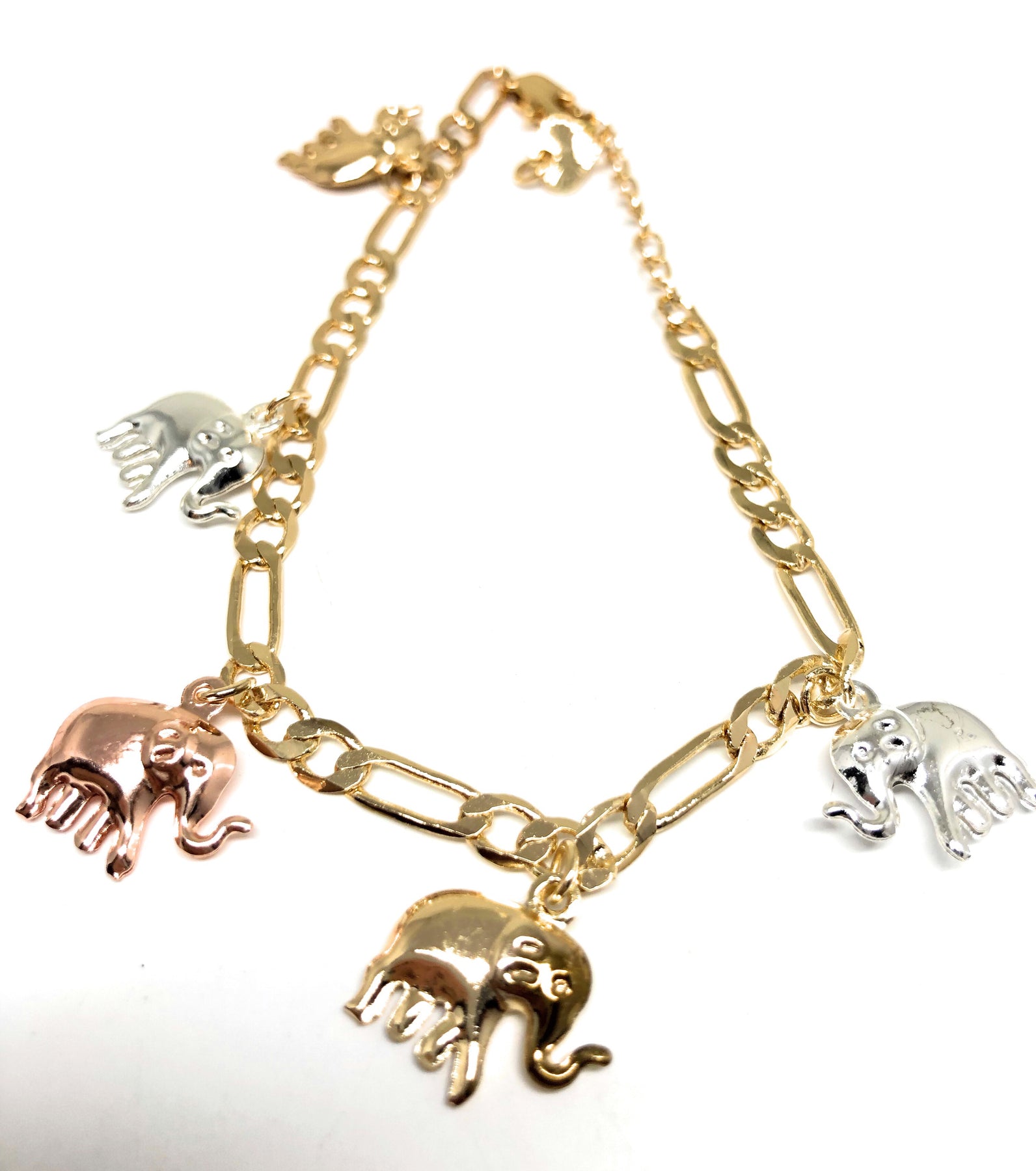 Gold Elephant Necklace, Earrings & Bracelet Set | The MAGA Mall