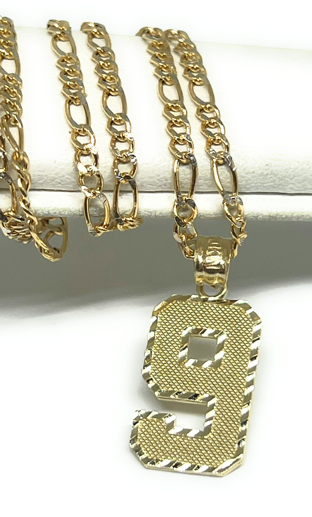 Rope Chain Custom Number Pendant Gold Pendants For Guys Custom