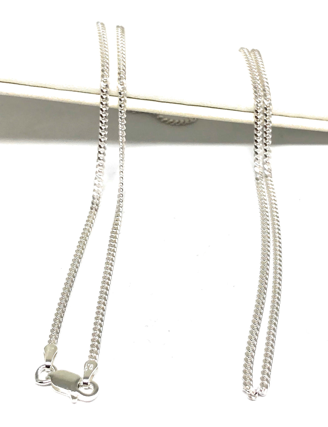 925 Silver Thin Miami Cuban Link Chain 20,24 inch 2mm – Fran  display picture 1