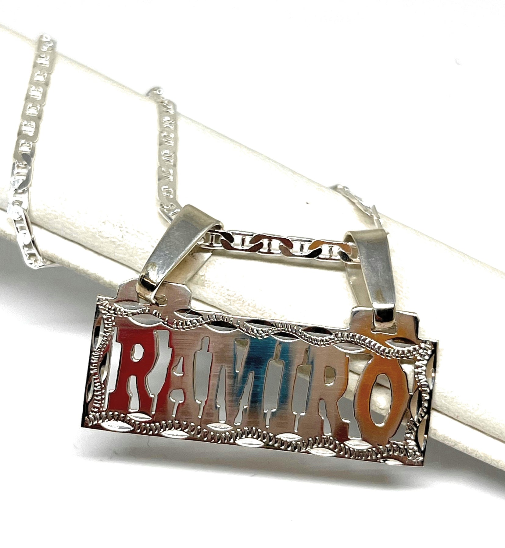 Mens Name Plate Necklace Fonts Free Men's Single Plated Name