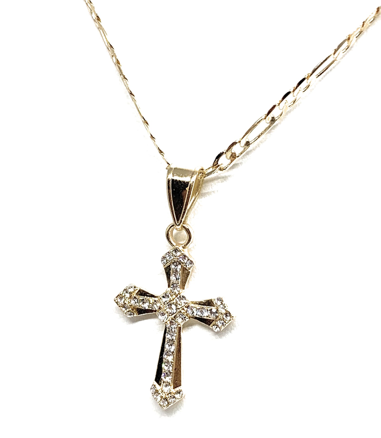 Gold Plated Cross Necklace - Temu