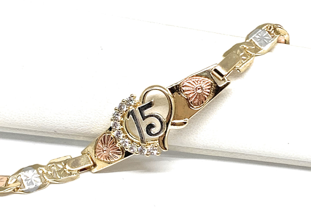 Gold Plated Virgin Mary Bracelet Virgen De Guadalupe brazalete