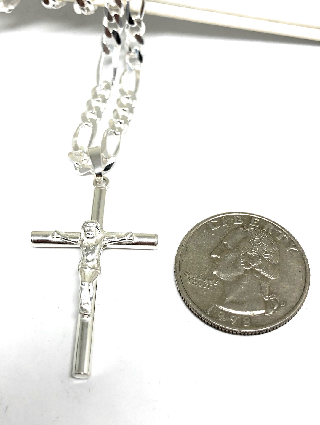 アクセサリー vintage silver925 Jesus cross necklace Sterling Pewter/S925K Silver Jesus Cross Necklace – BGCOPPER