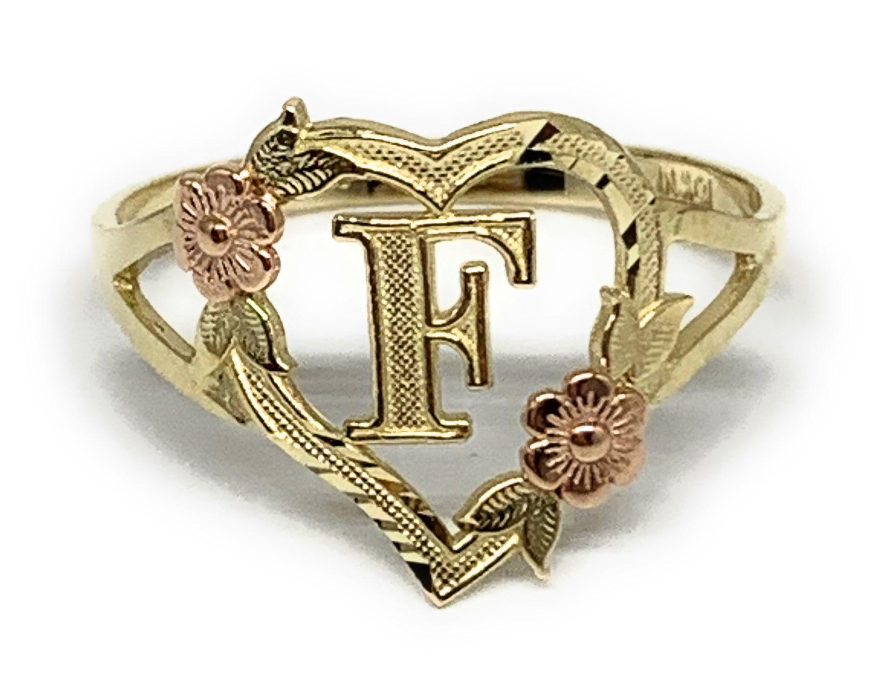 Gold Monogram Ring, Custom Ring, Personalized Ring, Rose Gold Initial Ring,  Bridesmaid Gift
