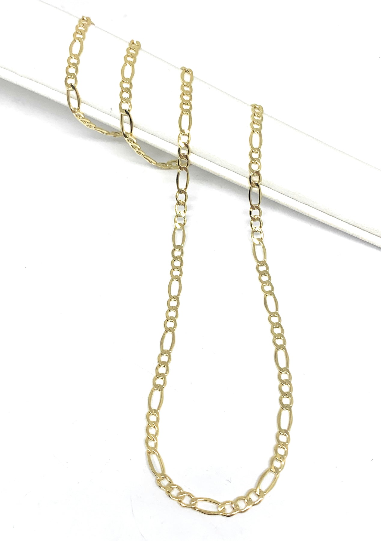 Gold-Color Chain Necklace For Women Wholesale Fashion Jewelry 2023 New  Cheap 18 20 22 24 26 28 30 Inch Length Figaro Chains