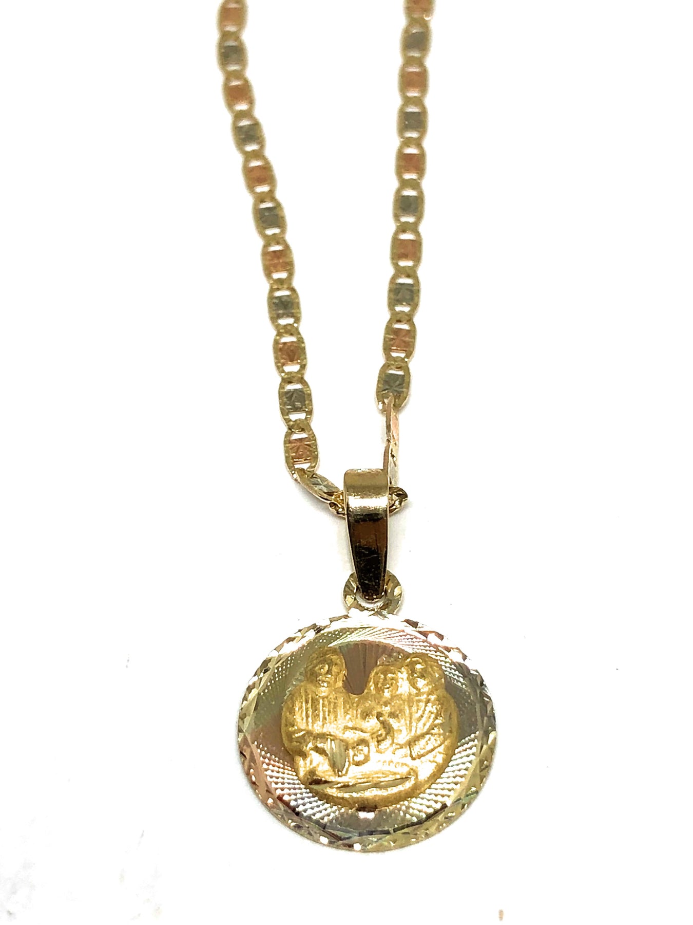 Guerrero Cita exposición 10K medallas de oro puro, de baptism bautizo para niños, de Valentina. –  Fran & Co Jewelry